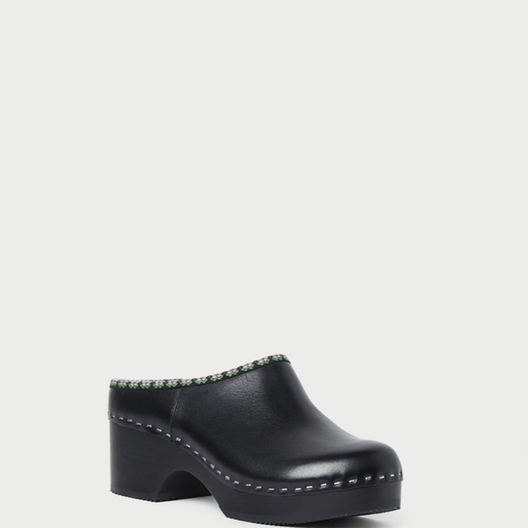 Loeffler Randall Maude Black Leather Clogs (Size 8) BNIB - Picture 4 of 7